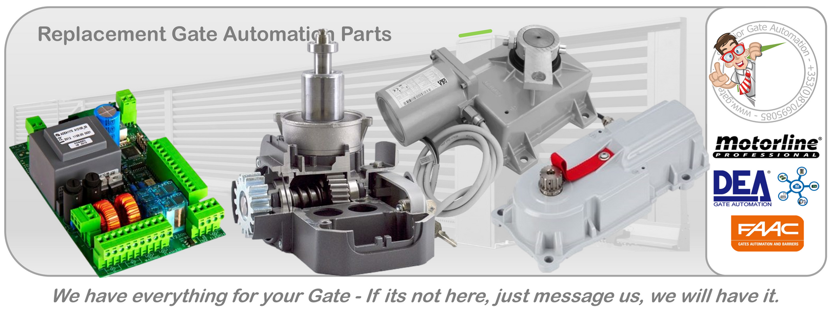 Replacement Gate Automation Parts