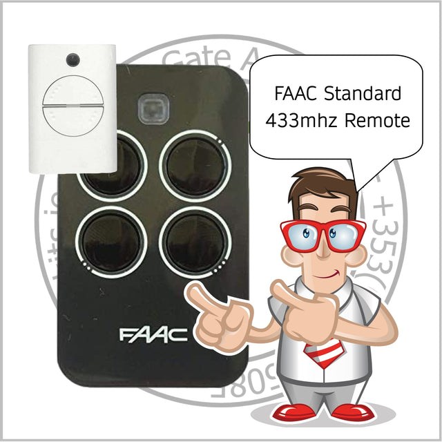 Faac 433mhz 4 Ch Remote 787452 - 787456