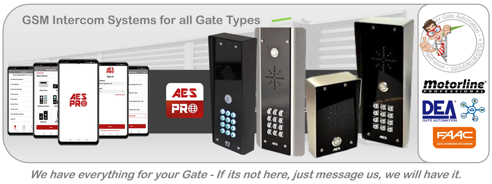 GSM Intercom Systems for all Gate Types