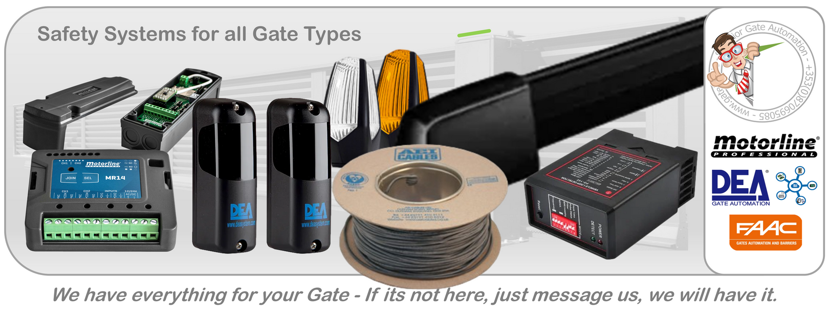 Safety Systems for all Gate Types