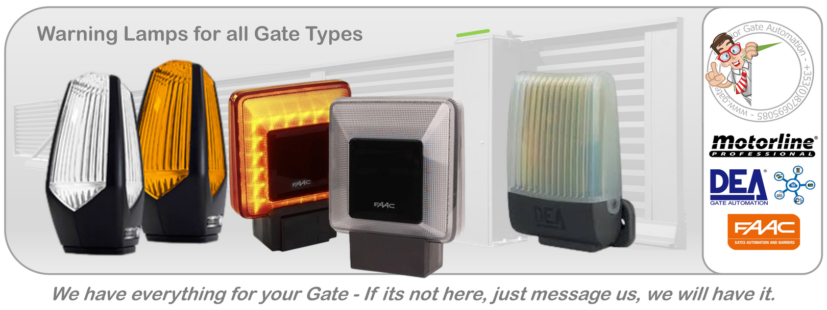Warning Lamps for all Gate Types
