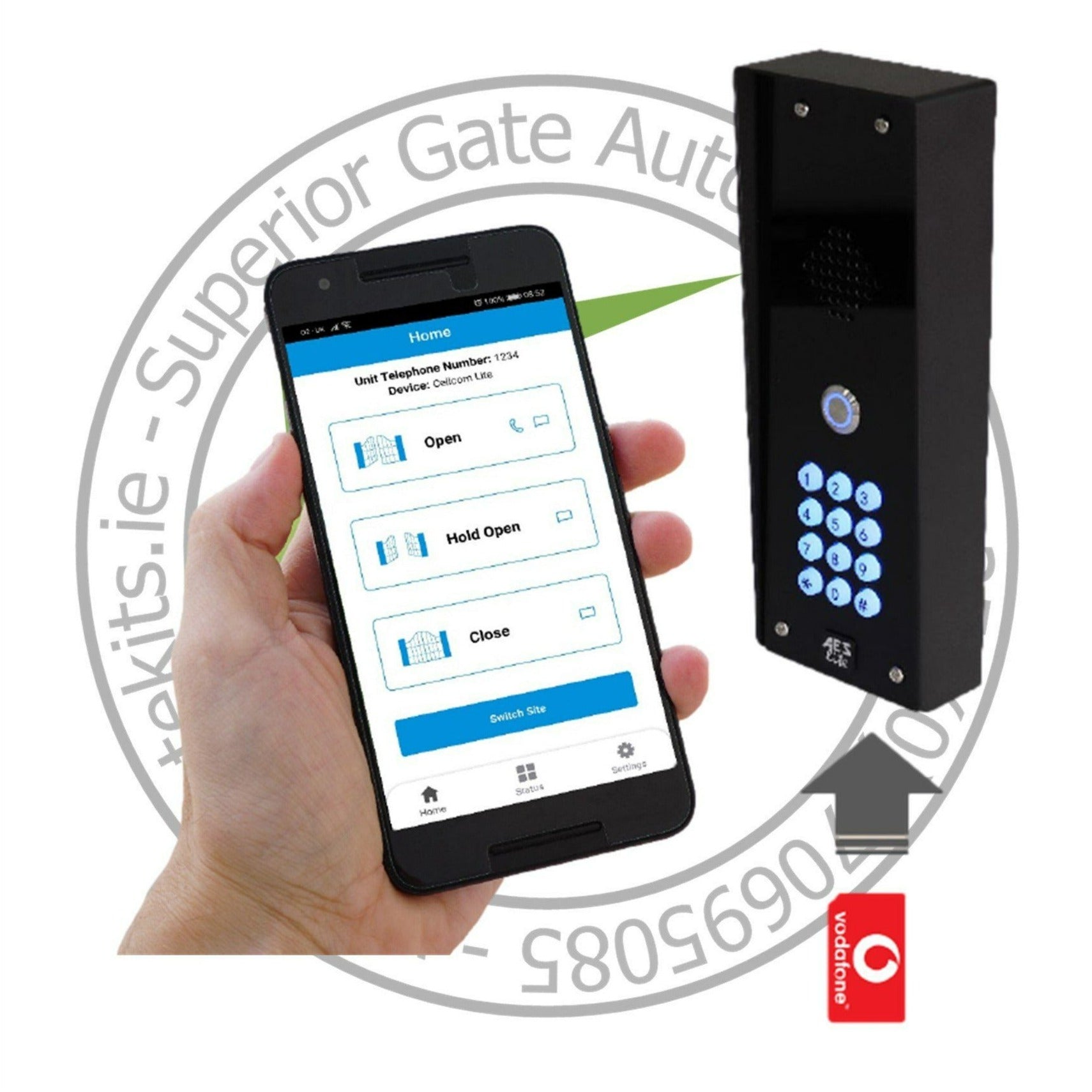 AES Cellcom Lite GSM Intercom GSM Intercom With Keypad AES 