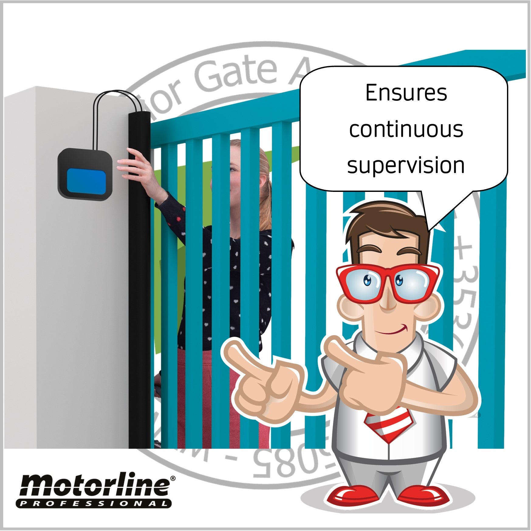 Motorline MCP14 Controller for 8k2 resistive safety bands