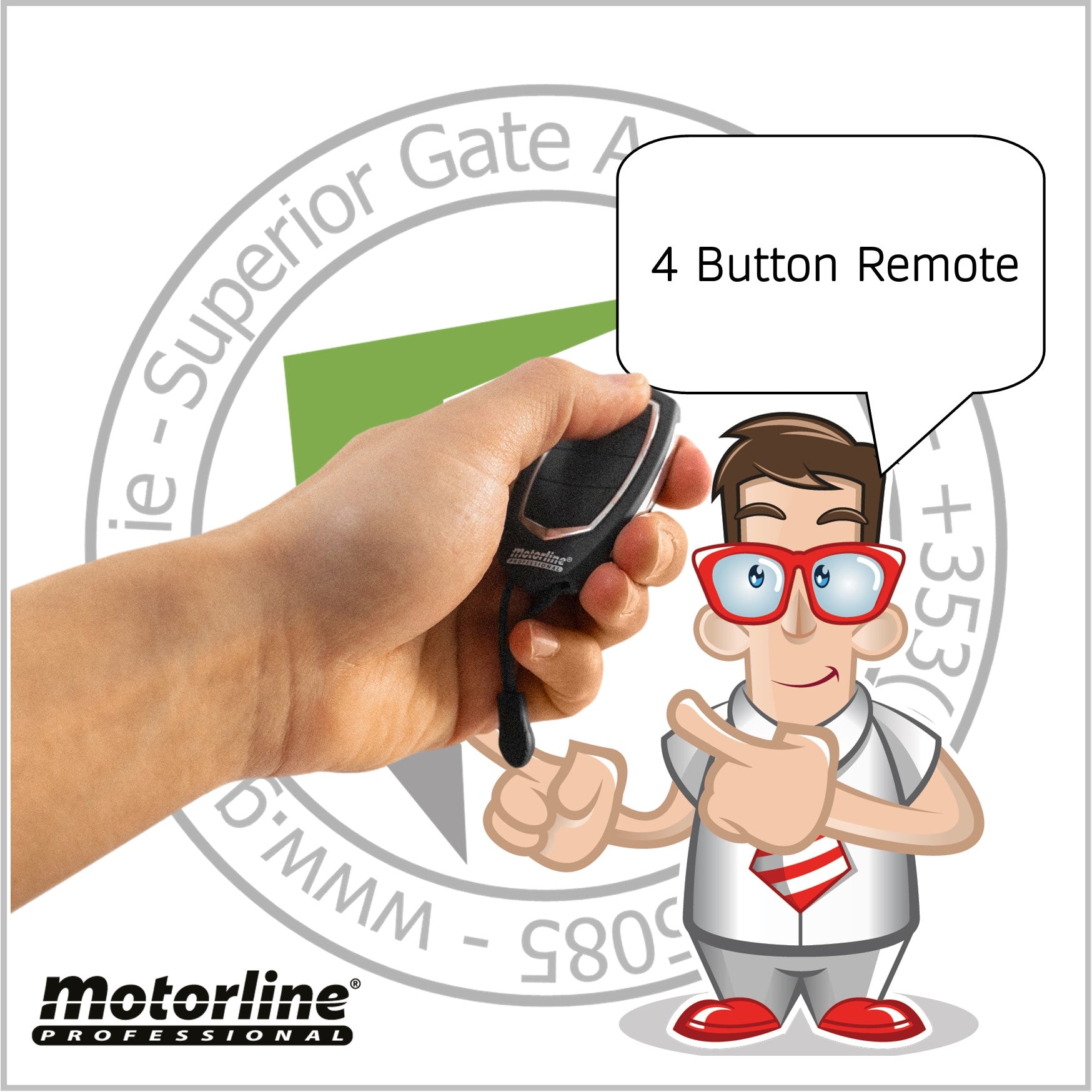 Motorline FALK 4 button Remote