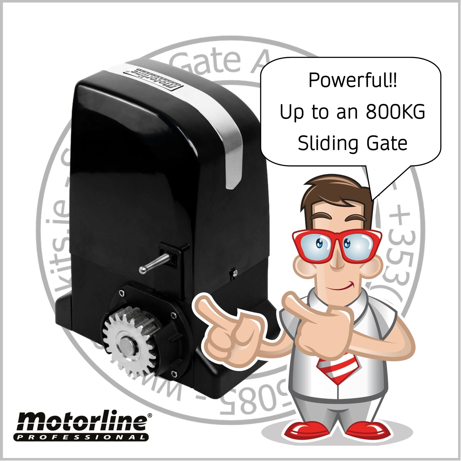 Motorline SLIDE800A Sliding Gate Kit