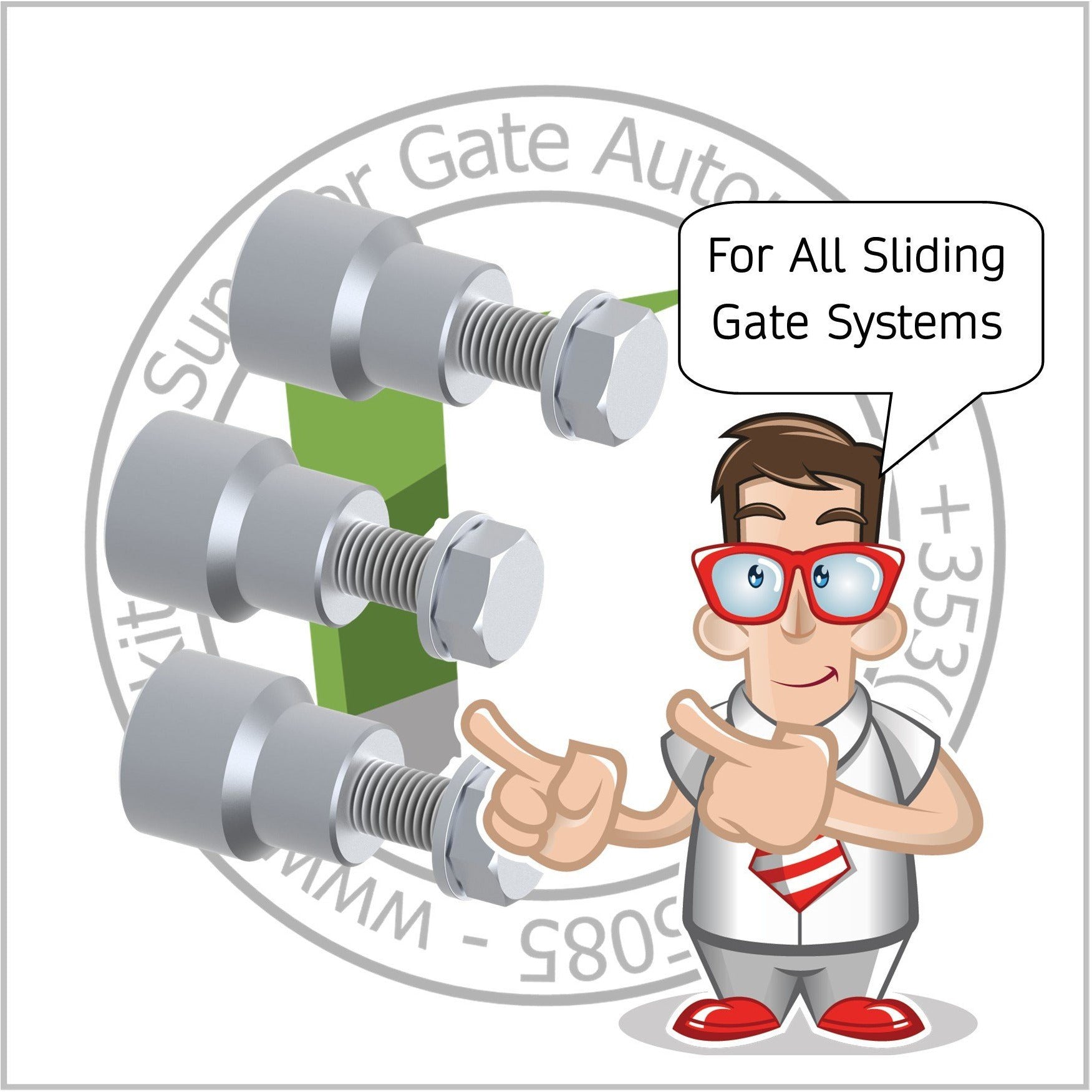 Sliding Gate Rack Spacers